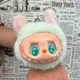 Мягкая игрушка-браслет Labubu Pop Mart The Monsters Have A Seat — бирюзовый плюшевый браслет на руку - изображение 4