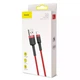 USB кабель Lightning Baseus Сafule Series Fast Charging Data Cable (3m, 2A, 480 Mbps) Red - зображення 8