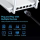 Патч-корд мережевий кабель LAN RJ45 Baseus high Speed Six types gigabit ethernet cable (1m, 1Gbps, CАТ 6) - зображення 5