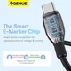 Кабель Type-C на Type-C Baseus Pudding Series Fast Chargingf Data Cable (1,2m, 100W, 5A, 480 Mbps). Black - зображення 8