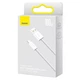 Кабель зарядний Baseus Dynamic Series USB to Type-C 100W 1м White (CALD000602) - зображення 3