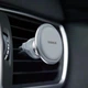 Магнітний автотримач Baseus Magnetic Car Mount with Cable Clip (Air Vent Version). Silver - изображение 4