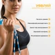 Бисерная скакалка тренировочная YogaLife FreeRope 2,7 м (бело-голубая) - изображение 2