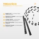 Бисерная скакалка тренировочная YogaLife FreeRope 2,7 м (черно-белая) - изображение 5