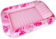 Materac dmuchany do pływania Kik z poduszką 175  cm Różowy KX2856 (5903039770409) - obraz 1