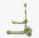 Самокат трехколесный с сидением Skyper DL-5-06 колеса PU со светом и музыкой. Green and Beige (189244) - изображение 2