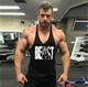 Мужская майка для бодибилдинга BEAST Pink Hero черная 889-1 2XL - изображение 2