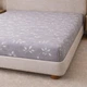 Простынь на резинке Бязь Silver Magnolia Серый 160*200 высота 25 см - изображение 1