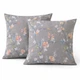 Комплект постільної білизни Бязь Floral Mist 155х215 см Сірий - зображення 2