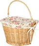Kosz rowerowy RALLEX wiklinowy pleciony click na kierownicę w kwiaty (5903039742826) - obraz 3