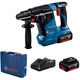 Перфоратор Bosch GBH 187-LI Professional 2*18 В 5 Ач, SDS-Plus, 2.4 Дж, 980 об/х (0.611.923.021) BOSCH 0.611.923.021 990212 - изображение 1
