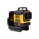 Лазерний нівелір DeWALT 18В XR Li-Ion, зелений промінь, (без АКБ та ЗУ) (DCLE34031N) DeWALT DCLE34031N 989191 - зображення 1