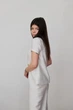 Костюм жіночий Estilo повсякдений-casual льон жатка молочний 02-103 44р - зображення 2