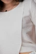 Костюм жіночий Estilo повсякдений-casual льон жатка молочний 02-103 44р - зображення 4