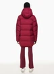 Пуховик зимовий Aritzia The Super Puff Mid XS Бордовий - изображение 7