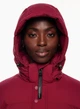 Пуховик зимовий Aritzia The Super Puff Mid XS Бордовий - изображение 8