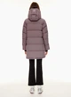 Пуховик зимовий Aritzia The Super Puff Mid S Лілово-сірий - зображення 6
