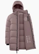 Пуховик зимовий Aritzia The Super Puff Mid S Лілово-сірий - зображення 11