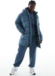 Пуховик зимовий Aritzia The Super Puff Mid S Блакитний - зображення 4