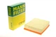 Фільтр повітряний Audi A4 1.6-2.8/1.9TDI 95-01/Audi A6/VW Passat 1.8-4.2/1.9TDI 00-05 MANN-FILTER C 26 168 - зображення 1