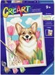 Картина за номерами Ravensburger CreArt Квітковий коргі 12023258 (4005555232582) - зображення 1