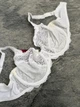 Бюстгальтер жіночий Playtex мереживний на кісточках 85E (підходить на 90D) Білий - зображення 8
