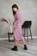 Сукня жіноча Estilo повсякденна-casual замша бузковий 01-207 52р - изображение 3