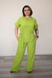 Костюм жіночий Estilo повсякдений-casual креп салатовий 02-110 52р - изображение 1