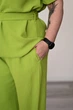 Костюм жіночий Estilo повсякдений-casual креп салатовий 02-110 52р - изображение 4