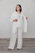 Костюм жіночий повсякдений-casual креп молочний 02-111 54р - изображение 1