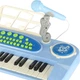 Keyboard muzyczny dla dzieci KIK z mikrofonem i statywem Niebieski KX3041 (5903039767676) - obraz 10