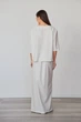 Костюм жіночий Estilo повсякдений-casual костюмка Тіар молочний 02-108 50р - зображення 3