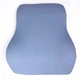 Ортопедична подушка для попереку Memory Foam 45х40х12см блакитна для роботи та подорожей - зображення 1