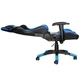 Геймерское компьютерное кресло XTRIKE ME GC-905, эргономичное игровое кресло с регулировкой высоты, наклона до 180 градусов и подушками для шеи и спины Черно-синий - изображение 2