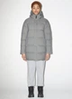 Пуховик зимовий Aritzia The Super Puff Mid S Сірий - изображение 1