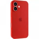 Чехол Fiji Silicone Case Full Camera для Apple iPhone 17 бампер накладка с защитой камеры Red - изображение 1