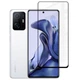 Защитное стекло Fiji Premium для Xiaomi 11T / 11T Pro полная проклейка Anti-Static черный - изображение 1
