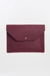 Чохол для ноутбука GUDZYK 13"- 13,6" Марсала для Macbook, HP, Lenovo та ін. - изображение 1