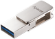 Flash Drive Apacer AH181 64GB Type-C Mobile USB 3.2 Silver (7231311) - зображення 3