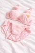 Комплект жіночої білизни плюшевий Pink Teddy рожевий (бюстгальтер + трусики), розмір M - зображення 4