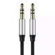 Аудио кабель 3.5 на 3.5 Mini Jack BASEUS AUX Yiven M30 (1метр). Black - изображение 6