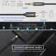 Кабель перехідник Type-C на Mini-Jack 3.5 (AUX) Baseus (1,2 м). Black - зображення 7