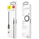 Кабель перехідник Type-C на Mini-Jack 3.5 (AUX) Baseus (1,2 м). Black - зображення 8
