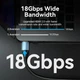 Кабель Vention HDMI M - M, 10.0 м, V2.0, 4K 60Гц, Aluminum Alloy Blue (ALHSL) - зображення 6