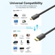 Кабель Vention HDMI M - Micro M, 1.5 м, V2.0 4K 60Гц 18Gbps HDR Dolby (AGIBG) - зображення 6