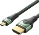 Кабель Vention HDMI M - Micro HDMI M, 2.1 м, V2.0 8K 60Гц Aluminum Alloy Type Green (AGKGH) - зображення 1