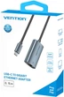 Перехідник Vention USB 3.1 Type-C --> Ethernet RJ45 1000Mb Black Aluminum Alloy Type (CFPHB) - зображення 5