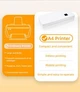 Портативный мобильный термопринтер А4-mini PeriPage, USB+Bluetooth+WiFi с аккумуляторной батареей 2600 mAh - изображение 4