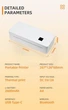 Портативный мобильный термопринтер А4-mini PeriPage, USB+Bluetooth+WiFi с аккумуляторной батареей 2600 mAh - изображение 6