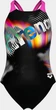 Купальник для девочек Arena LIT LOGO SWIMSUIT V BACK L черный, розовый 164 см (010690-590) - изображение 7